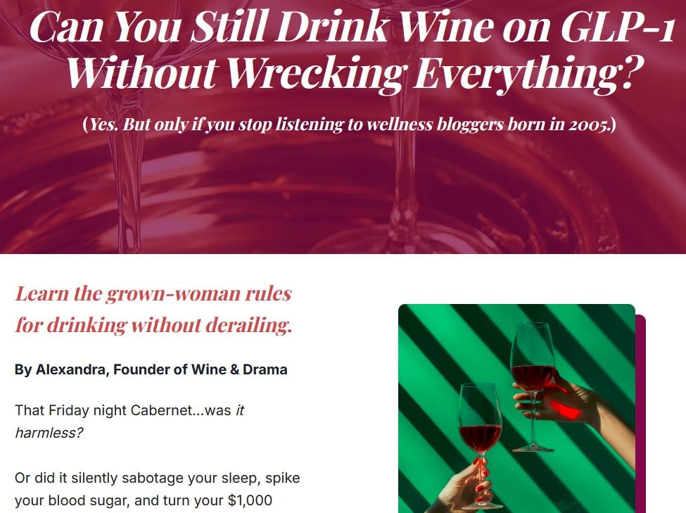Can You Still Drink Wine on GLP-1 Without Wrecking Everything? Can You Still Drink Wine On GLP 1 Without Wrecking Everything