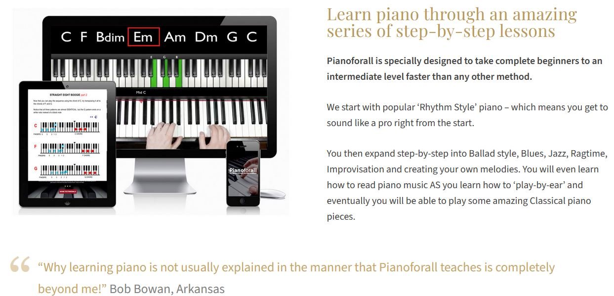 discover the easiest way to learn piano with pianoforall
