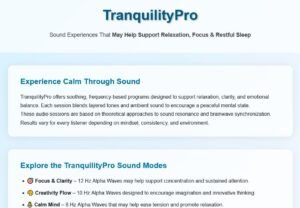 Sound Experiences That May Help Support Relaxation, Focus & Restful Sleep