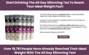 Start Drinking The All Day Slimming Tea to Reach Your Ideal Weight Fast